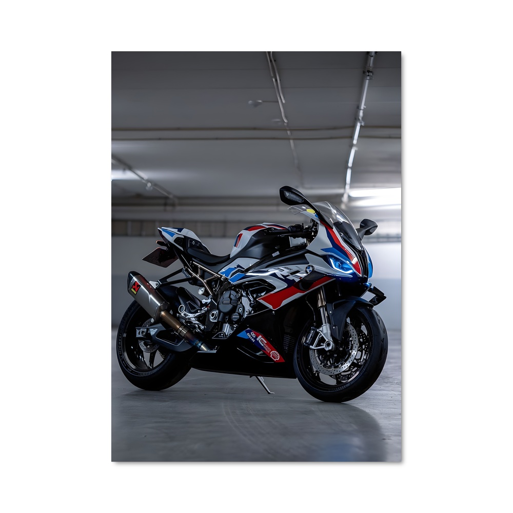 Poster superbe moto Bmw